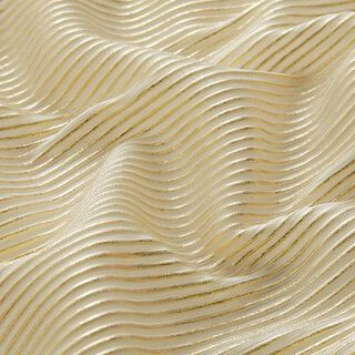 organza righe lurex – bianco lana/oro, 