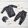 jersey di cotone Animali in autunno stampa digitale  – blu notte,  thumbnail number 6