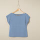Jersey di cotone righe sottili – colore blu jeans/azzurro,  thumbnail number 6