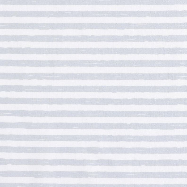 tessuto in cotone cretonne Strisce casual – grigio chiaro/bianco,  image number 1