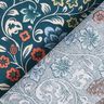 tessuto in cotone cretonne Fiori rampicanti – petrolio/tortora chiaro,  thumbnail number 4
