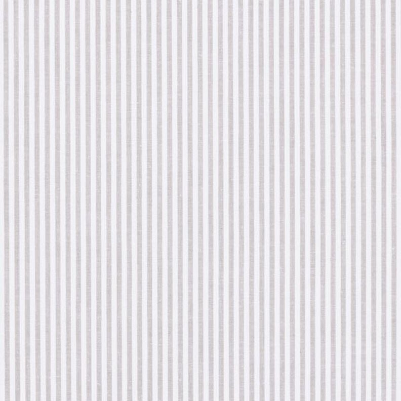 popeline di cotone righe, tinto in filo – grigio/bianco,  image number 1