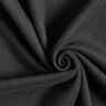 Tessuto per cappotti misto lana, tinta unita – nero,  thumbnail number 1