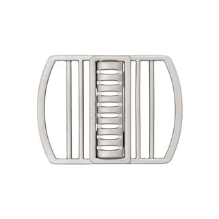 Fibbia per cinture elastiche [50 mm] - argent metallica, 
