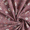 jersey di cotone Prato fiorito – rosa antico scuro,  thumbnail number 3