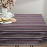 tessuto arredo Jacquard Strisce astratte – blu marino/rosso carminio,  thumbnail number 5