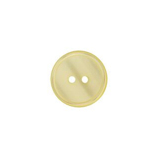 bottone in poliestere 2 fori  – giallo chiaro, 