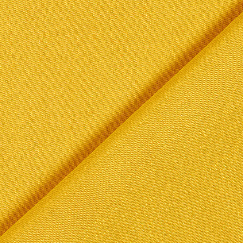 Tessuto in viscosa con aspetto lino – giallo curry, image number 4