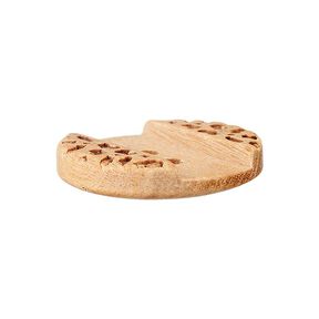 bottone in legno, 2 fori – beige, 