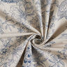 tessuto arredo mezzo panama Romantici pavoni – naturale/blu,  thumbnail number 3