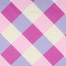 Satin di cotone Large Gingham | Nerida Hansen – violetto pastello/bianco lana,  thumbnail number 1