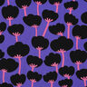 Tessuto in viscosa LENZING™ ECOVERO™ Poppies | Nerida Hansen – lillà/nero,  thumbnail number 1