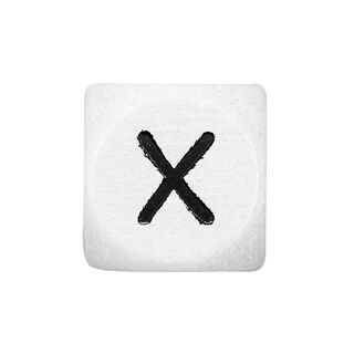 Lettere dell’alfabeto legno X, bianco, Rico Design, 