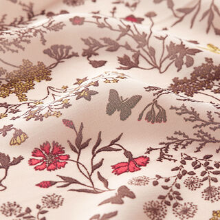 chiffon fiori & farfalle – rosé, 