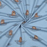 felpa garzata Trichechi | by Poppy – blu jeans chiaro,  thumbnail number 3
