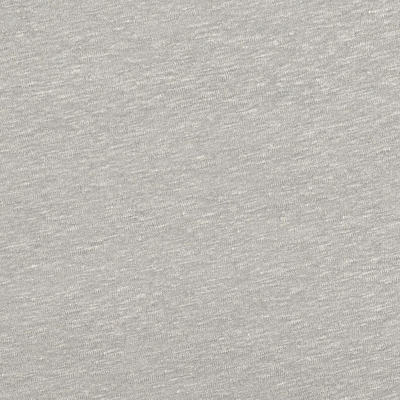 Jersey di lino melange lucido – grigio elefante/argento,  image number 1
