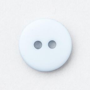 Bottone tondo a 2 fori [Ø 11 mm] – blu-argento, 