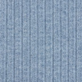 tessuto in maglia Ajour eleganti strisce glitterate – azzurro, 