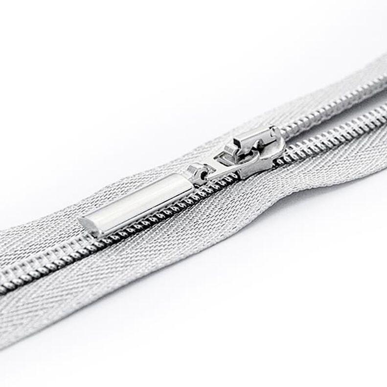 cerniera lampo senza fine | Prym – argento effetto metallizzato,  image number 3
