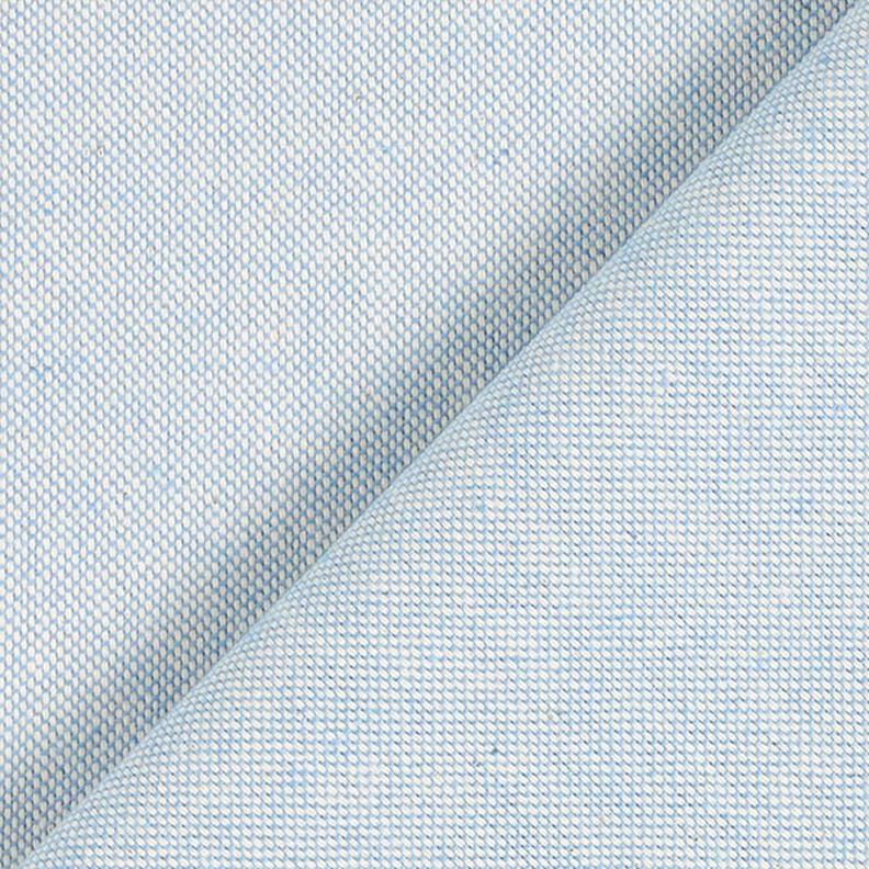 tessuto arredo, mezzo panama chambray, riciclato – azzurro/naturale,  image number 3