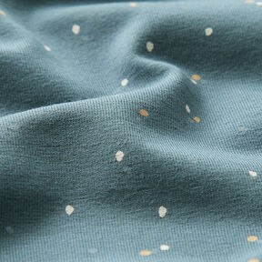 jersey di cotone Macchie irregolari – colore blu jeans, 