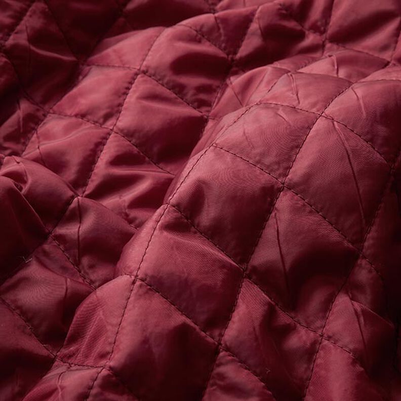 Fodera trapuntata a rombi – rosso Bordeaux,  image number 3
