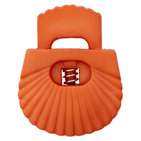 fermacorda conchiglia [Passaggio: 8 mm] – terracotta, 