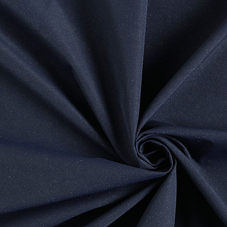 tessuto per impermeabili glitter – blu marino,  image number 1