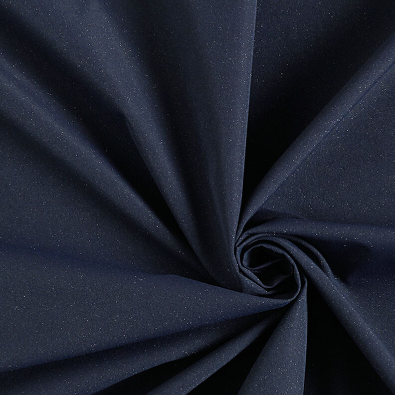 tessuto per impermeabili glitter – blu marino, image number 1