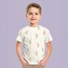 GOTS jersey di cotone Coniglio con fiore stampa digitale – avorio,  thumbnail number 7