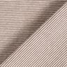 Costina tubolare per polsini con anelli stretti – cioccolato/bianco lana,  thumbnail number 3
