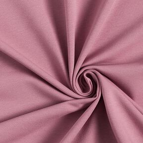 French terry leggero tinta unita – rosa antico scuro, 
