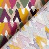 tessuto in cotone cretonne Stampa etnica – bacca/senape,  thumbnail number 4