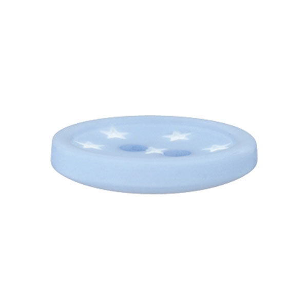 Bottone di plastica Stelle – azzurro, image number 2