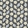 Fiori di ibisco in chiffon – nero/bianco,  thumbnail number 1