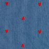 chambray  – colore blu jeans/rosso fuoco,  thumbnail number 1