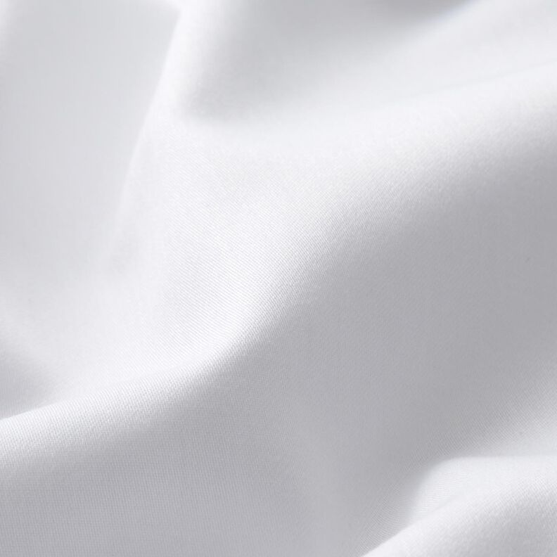 satin di cotone tinta unita – bianco,  image number 3