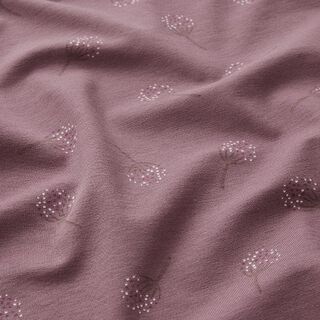 jersey di cotone soffione – melanzana, 