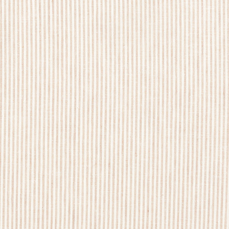misto cotone-lino righe sottili – beige/bianco lana,  image number 1