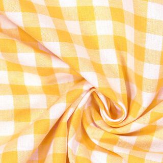 tessuto in cotone Vichy - 1 cm – giallo, 