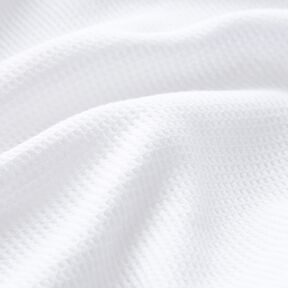 Jersey a nido d’ape tinta unita – bianco, 