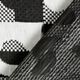jersey jacquard, motivi geometrici e quadri – nero/bianco,  thumbnail number 4
