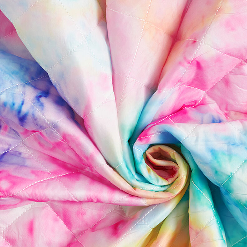 tessuto trapuntato Sfumatura arcobaleno – bianco/mix di colori,  image number 3
