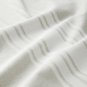 tessuto arredo panama Rigato – rosso carminio/grigio nebbia, 