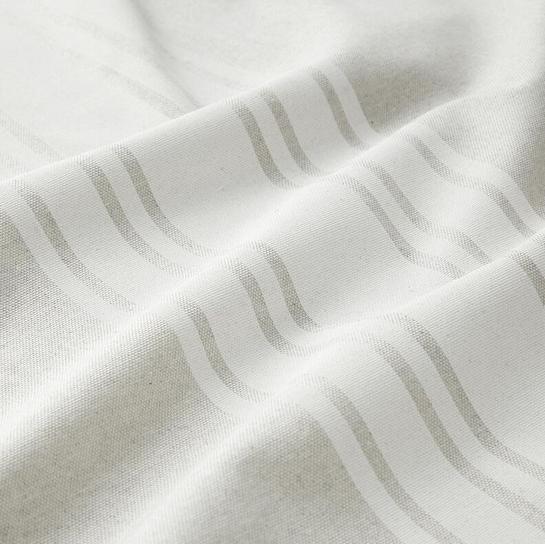 tessuto arredo panama Rigato – rosso carminio/grigio nebbia, image number 2