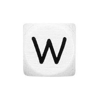 Lettere dell’alfabeto legno W, bianco, Rico Design, 