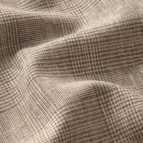 Misto lino Principe di Galles – beige, 