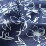 chambray Fioriture estive – blu marino/bianco lana,  thumbnail number 2