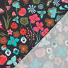 popeline di cotone Meadow Flower stampa digitale | Nerida Hansen – nero/turchese,  thumbnail number 4