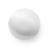 Bottone rivestito semisferico, satin da sposa – bianco,  thumbnail number 1